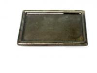 Bonsai alátét 18cm szögletes zöld